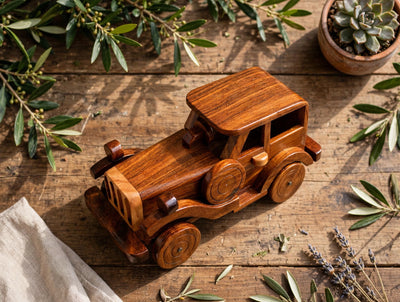 Classic Handmade Wooden Decorative Car | Premium Home & Office DΓ©cor