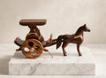 Heritage wooden Hourse Cart Showpiece