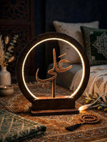 Custom Name Wooden LED Lamp