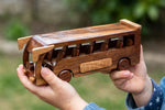 Wooden Passenger Bus | Premium Handmade Wooden Bus Showpiece