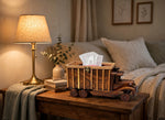 Handcrafted Wooden Vintage Truck Tissue Box Holder