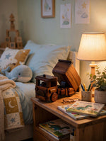 Handcrafted Wooden Dump Truck | Premium Decorative Showpiece