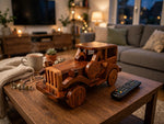 Classic Handmade Wooden Decorative Car | Premium Home & Office Décor