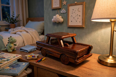 Handcrafted Wooden Classic Car |Vintage Home & Office Décor