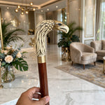 Luxury Eagle Head Wooden Walking Cane