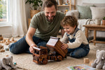 Handcrafted Wooden Dump Truck | Premium Decorative Showpiece