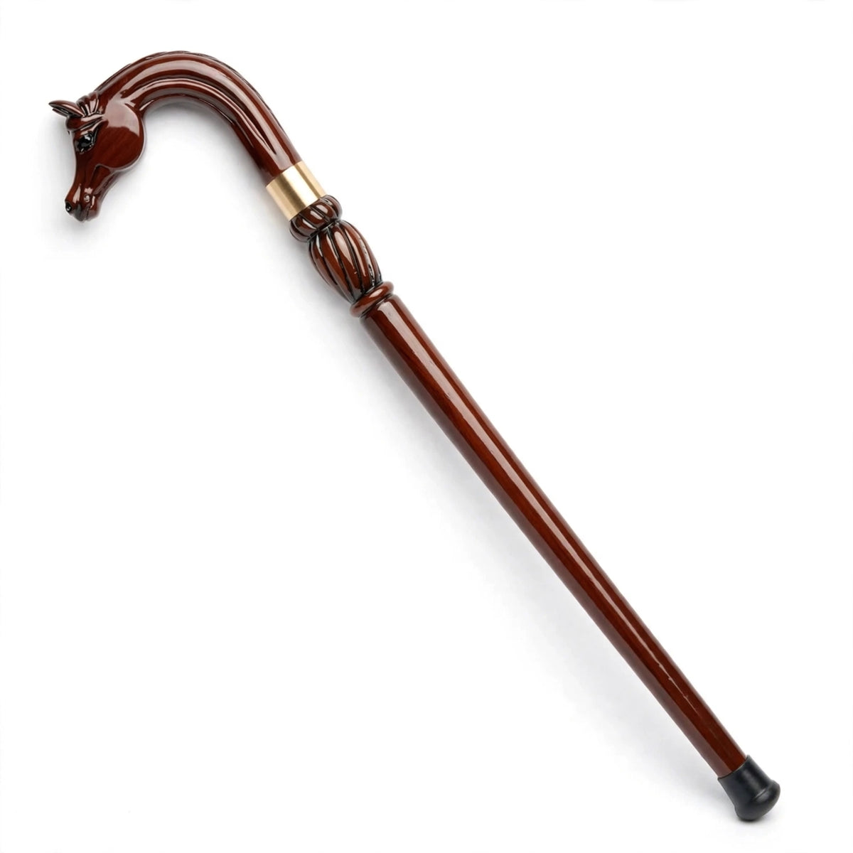 Handcrafted Horse Head Walking Cane
