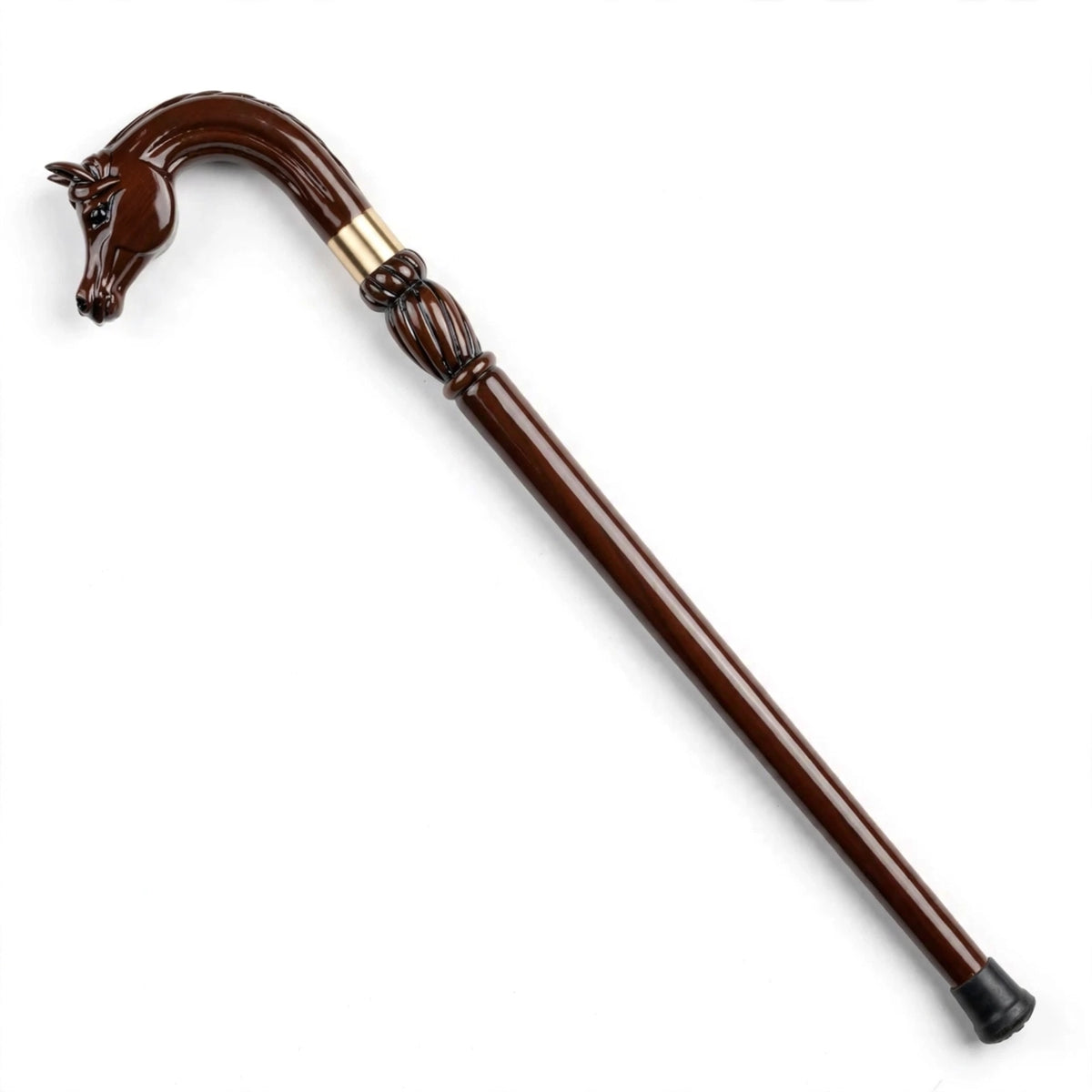Handcrafted Horse Head Walking Cane