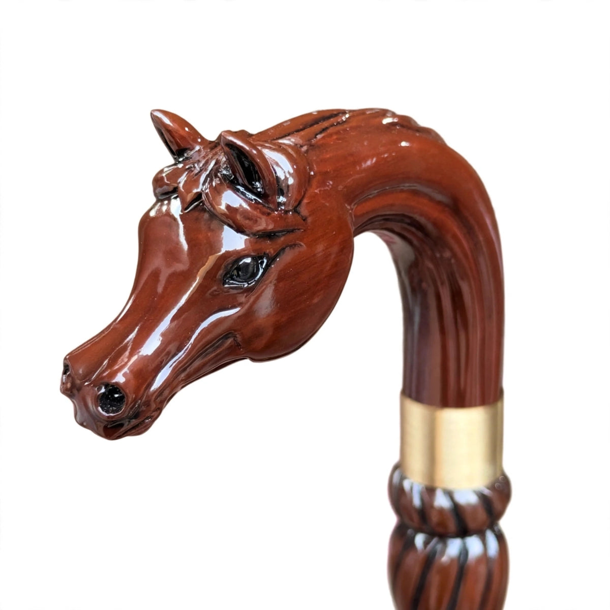 Handcrafted Horse Head Walking Cane