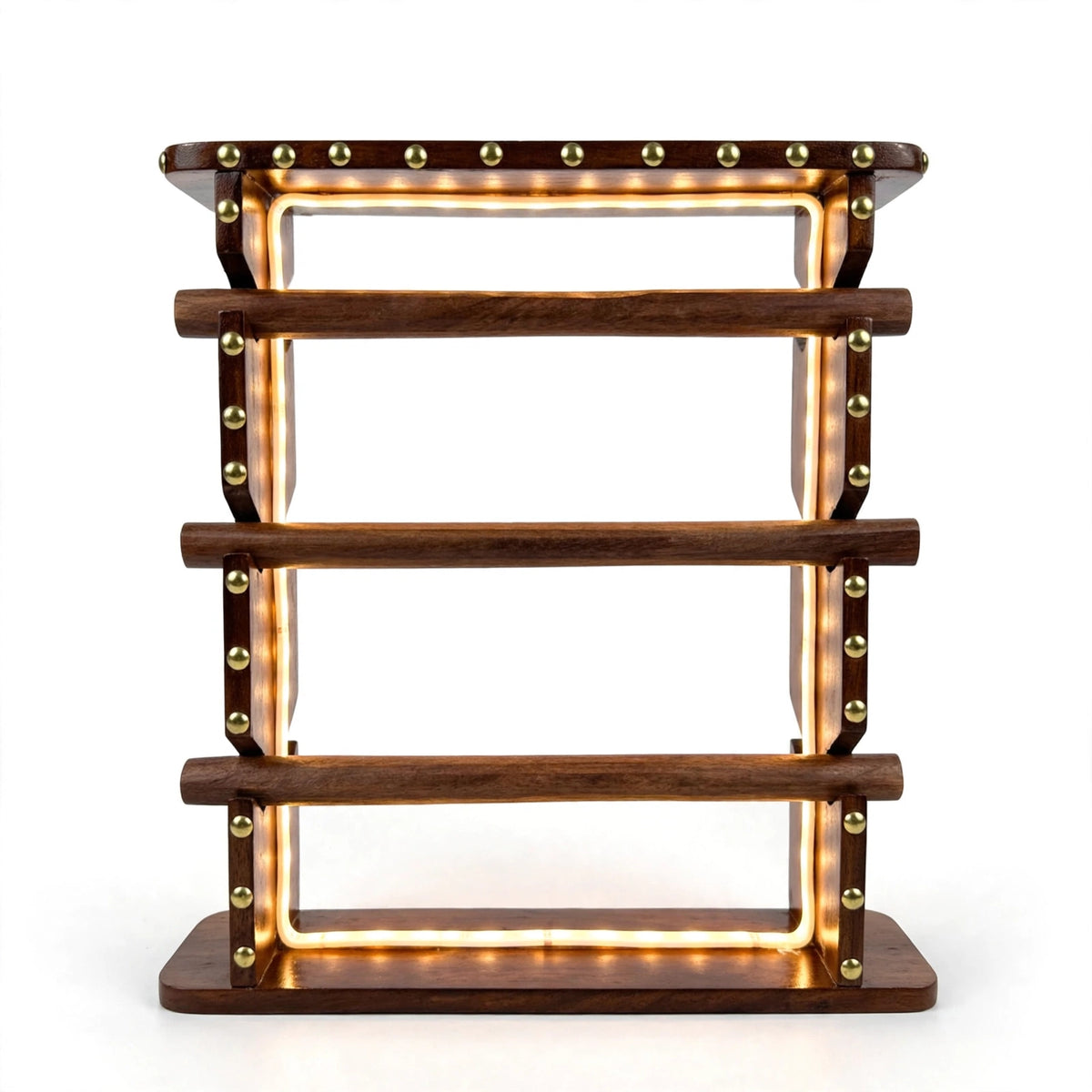 Handcrafted Wooden Bangle & Jewelry Organizer