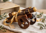 Vintage Wooden Cannon Showpiece