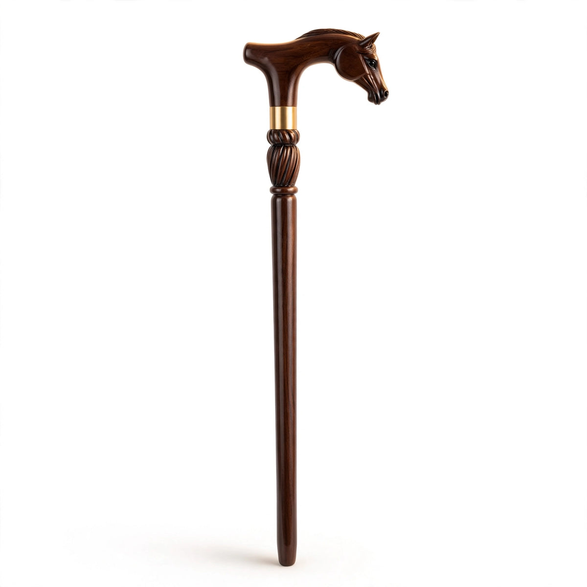 Handcrafted Horse Head Walking Cane