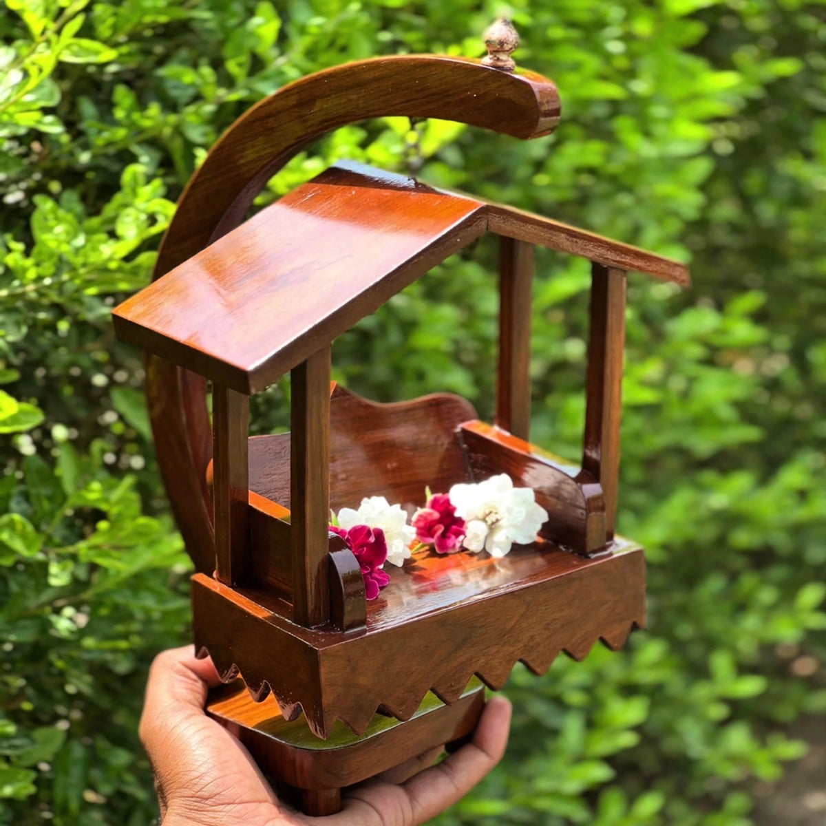 Handcrafted Wooden Hanging Jhula