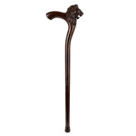 Handcrafted Lion Head Wooden Walking Cane – Premium Carved Handle