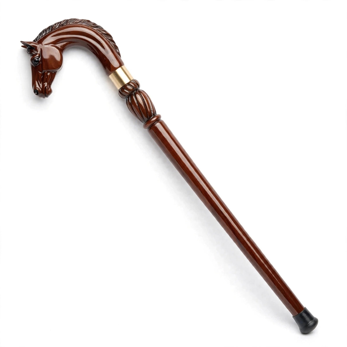 Handcrafted Horse Head Walking Cane