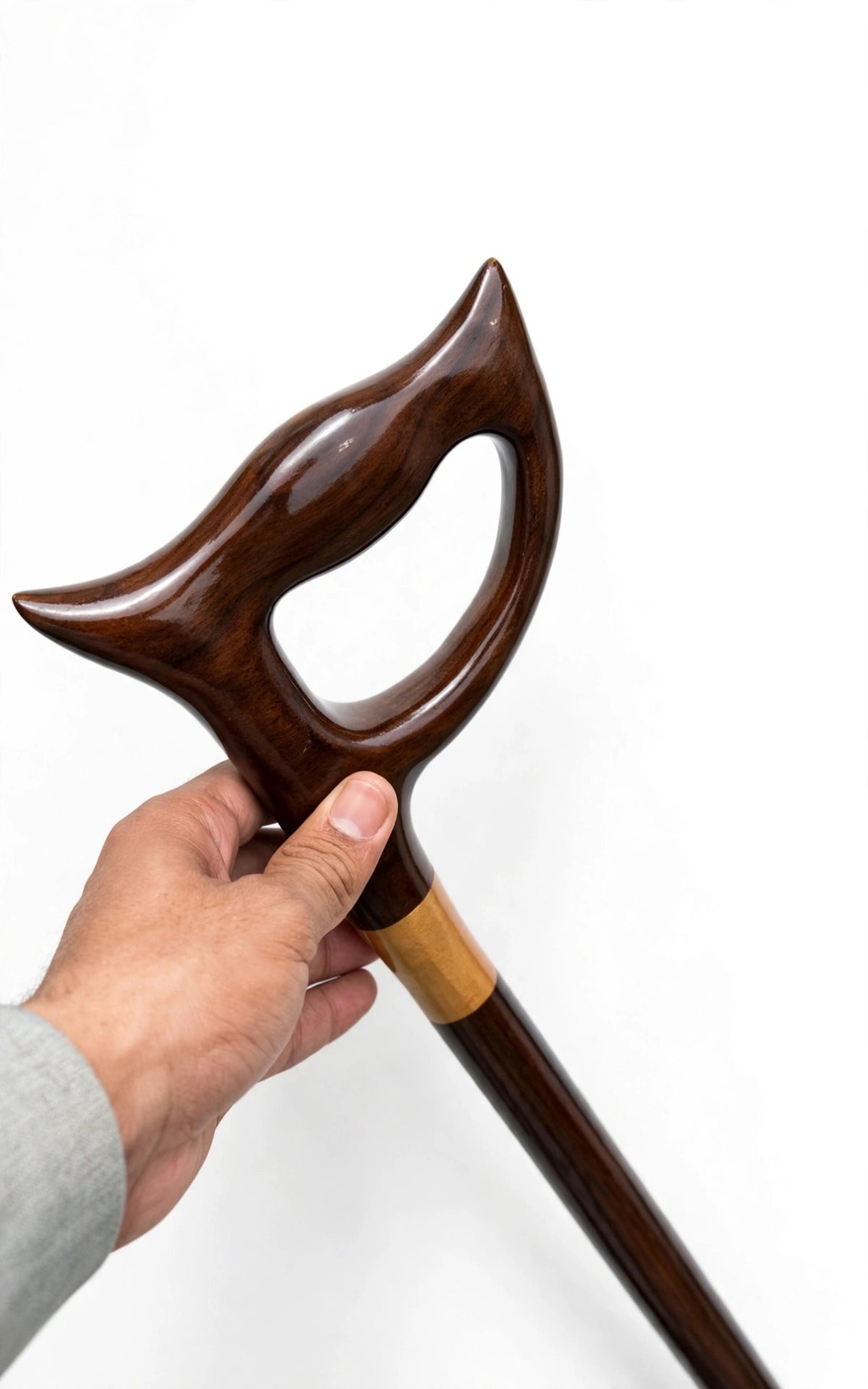 Premium Wooden Designer Walking Cane – Classic Handmade Handle