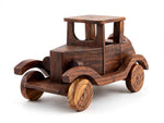 Handmade Wooden Vintage Car Model