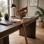 Premium Wooden Designer Walking Cane – Classic Handmade Handle