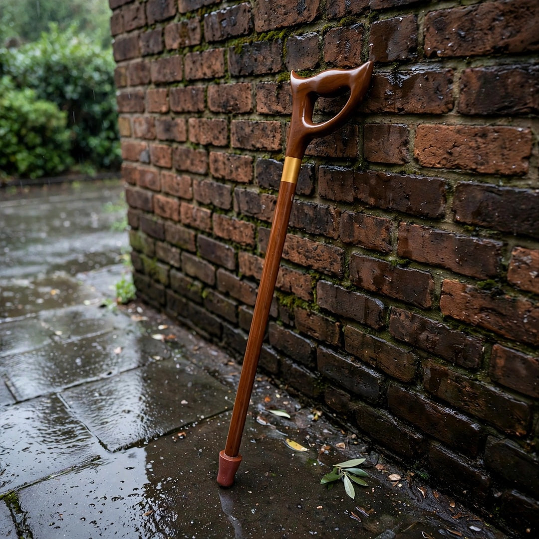 Premium Wooden Designer Walking Cane – Classic Handmade Handle