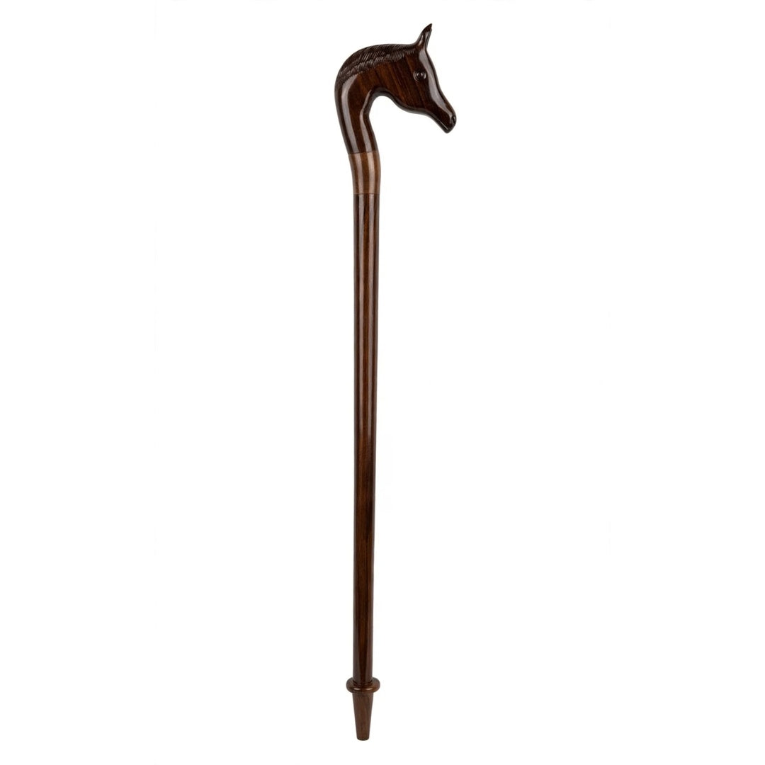 Handcrafted Wooden Horse Head Walking Cane – Premium Classic Design