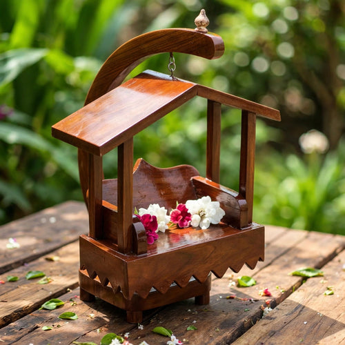 Handcrafted Wooden Hanging Jhula