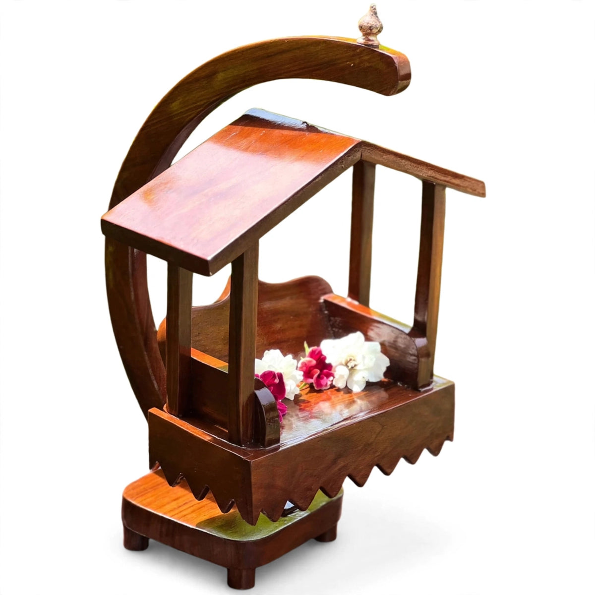 Handcrafted Wooden Hanging Jhula