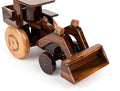 Wooden Tractor with Front Loader |  Construction Vehicle | Home & Office Décor