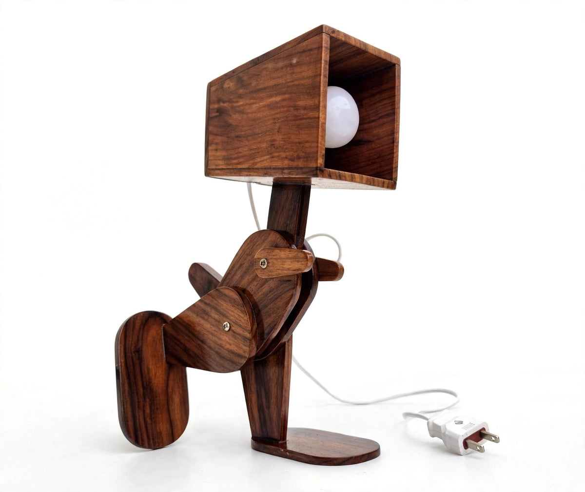 Handmade Robotic Lamp | Adjustable Artistic Table Light