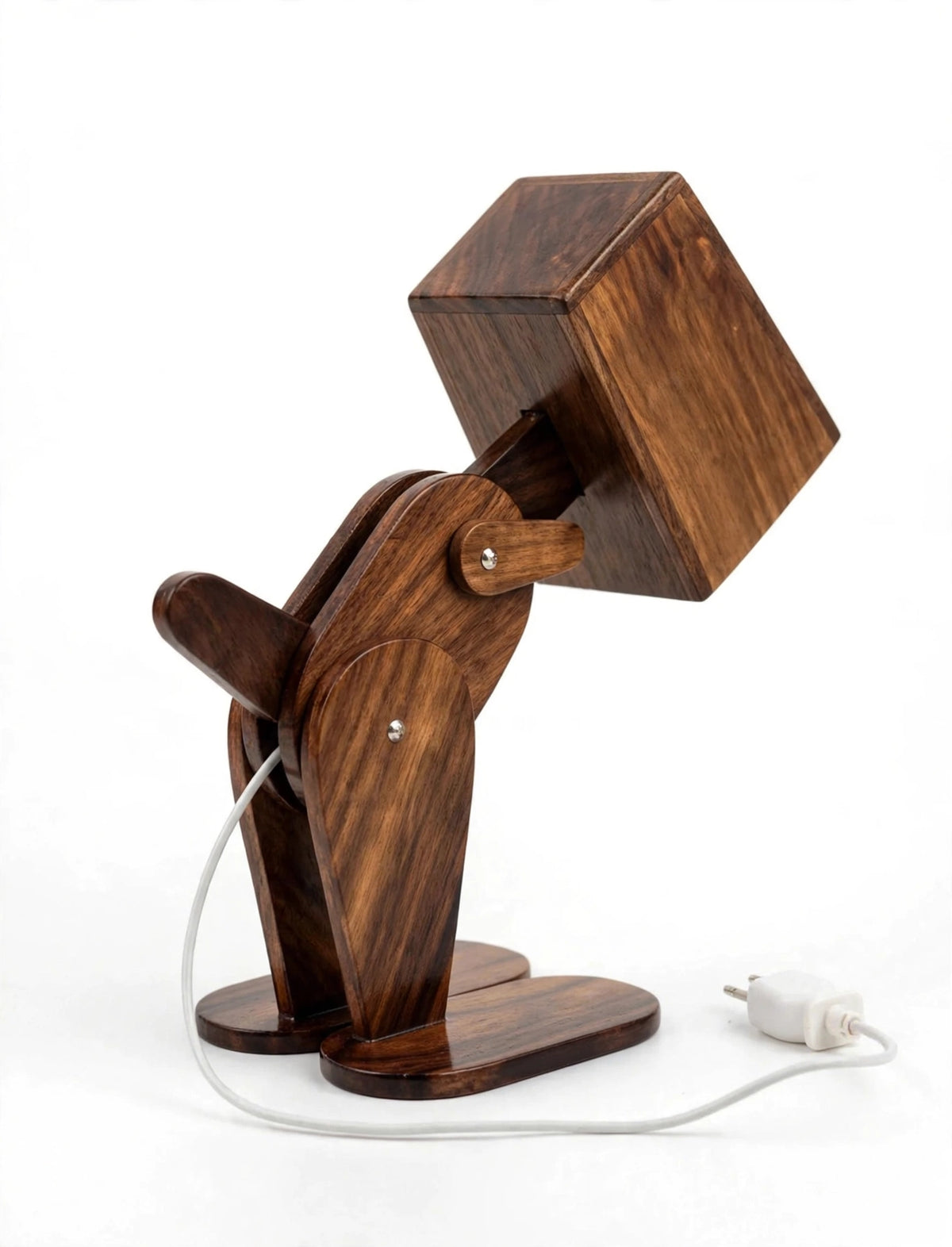 Handmade Robotic Lamp | Adjustable Artistic Table Light
