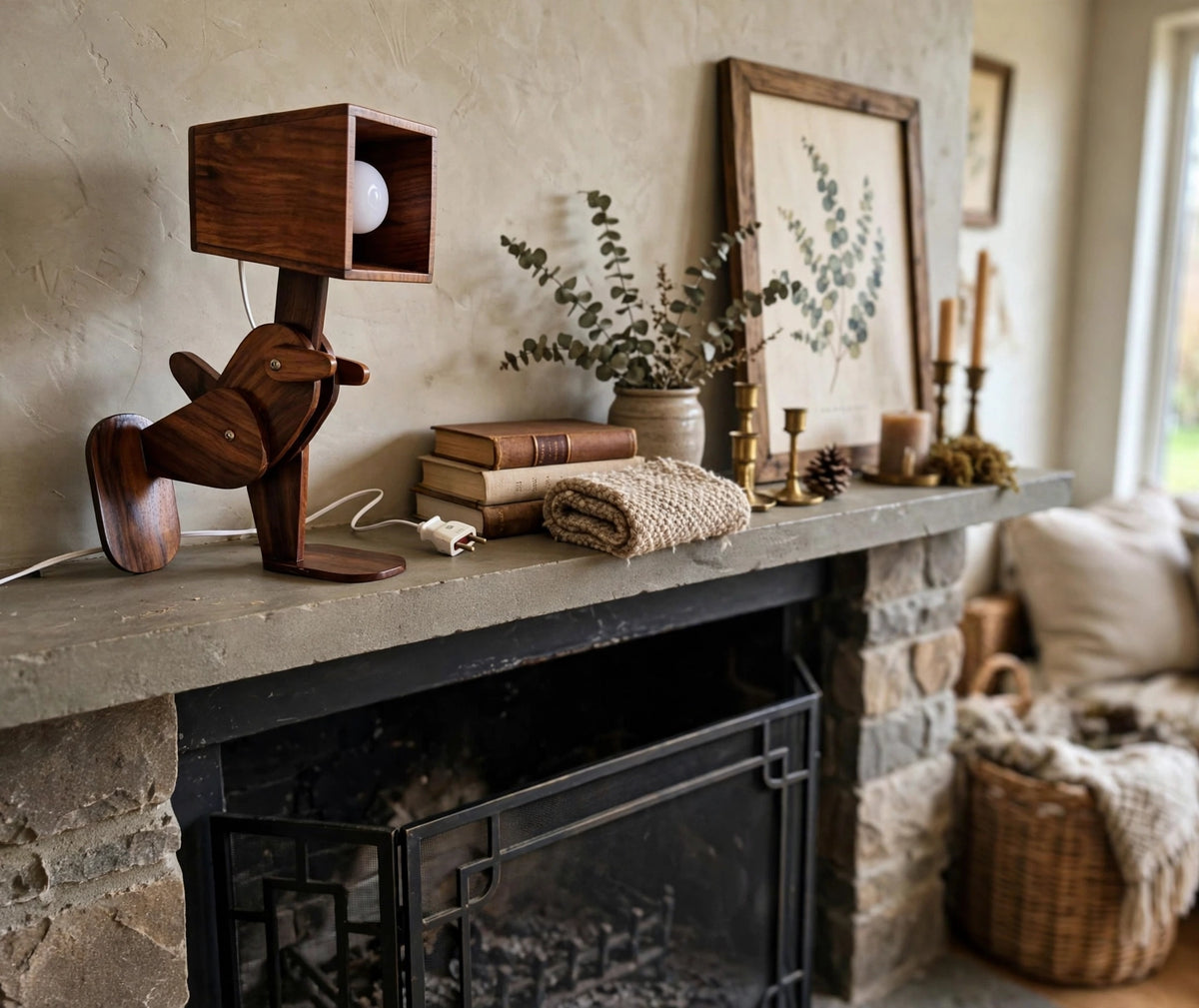Handmade Robotic Lamp | Adjustable Artistic Table Light