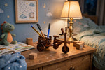 Wooden Tricycle Pen Holder – Rustic Desk Organizer ✏️